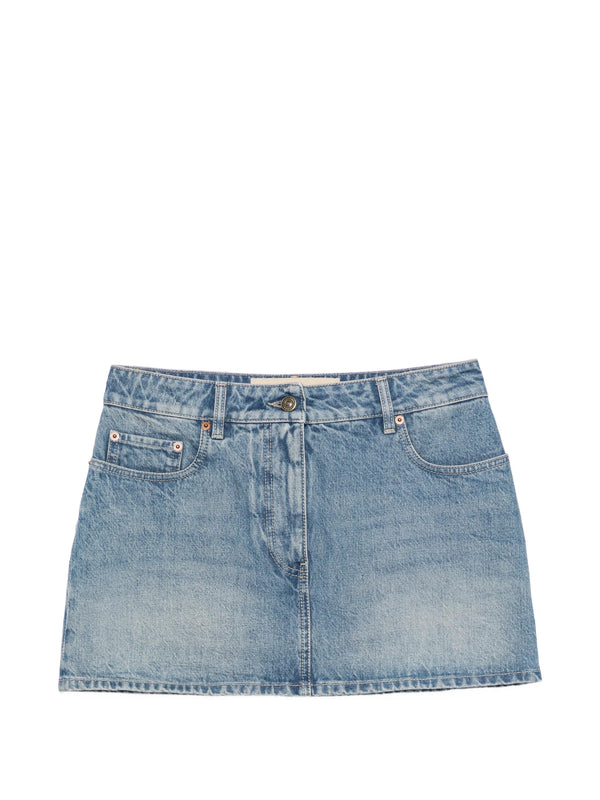 Skirt with culotte