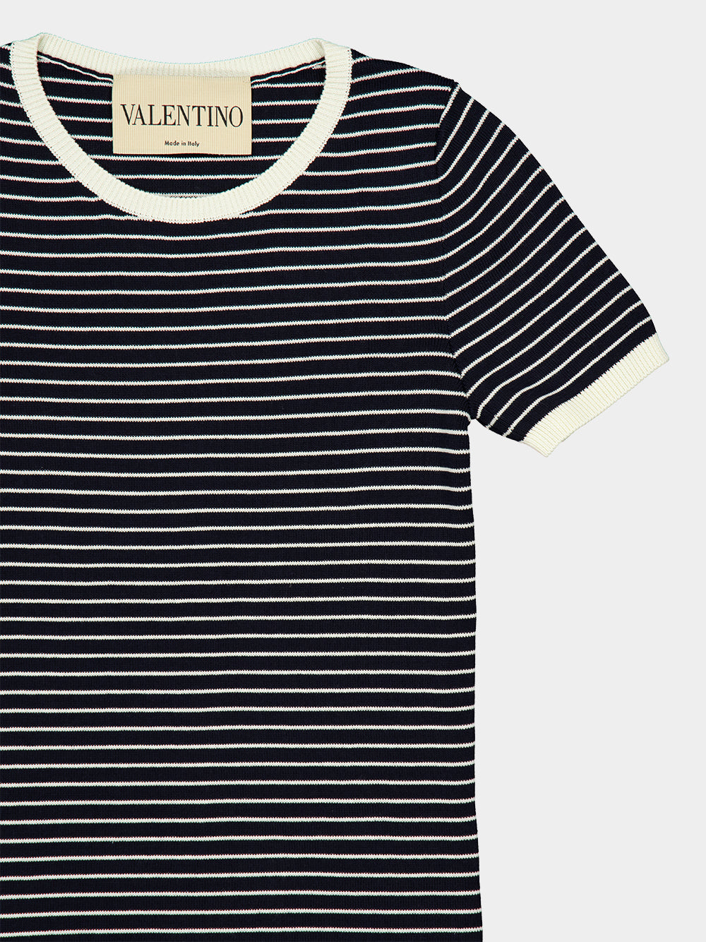 T-shirt in maglia a righe