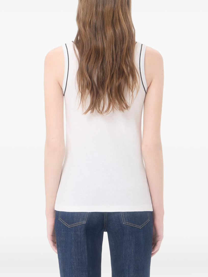Top In Jersey Di Cotone