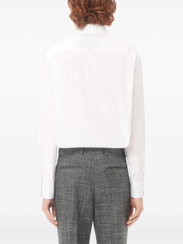 Valentino Oxford Cotton Shirt With Vgold