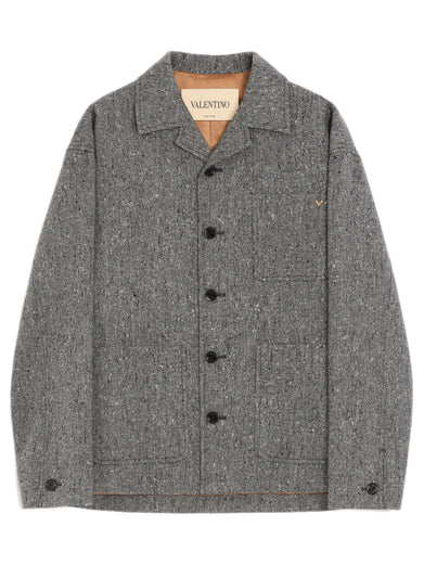 Giacca Camicia Con Vgold