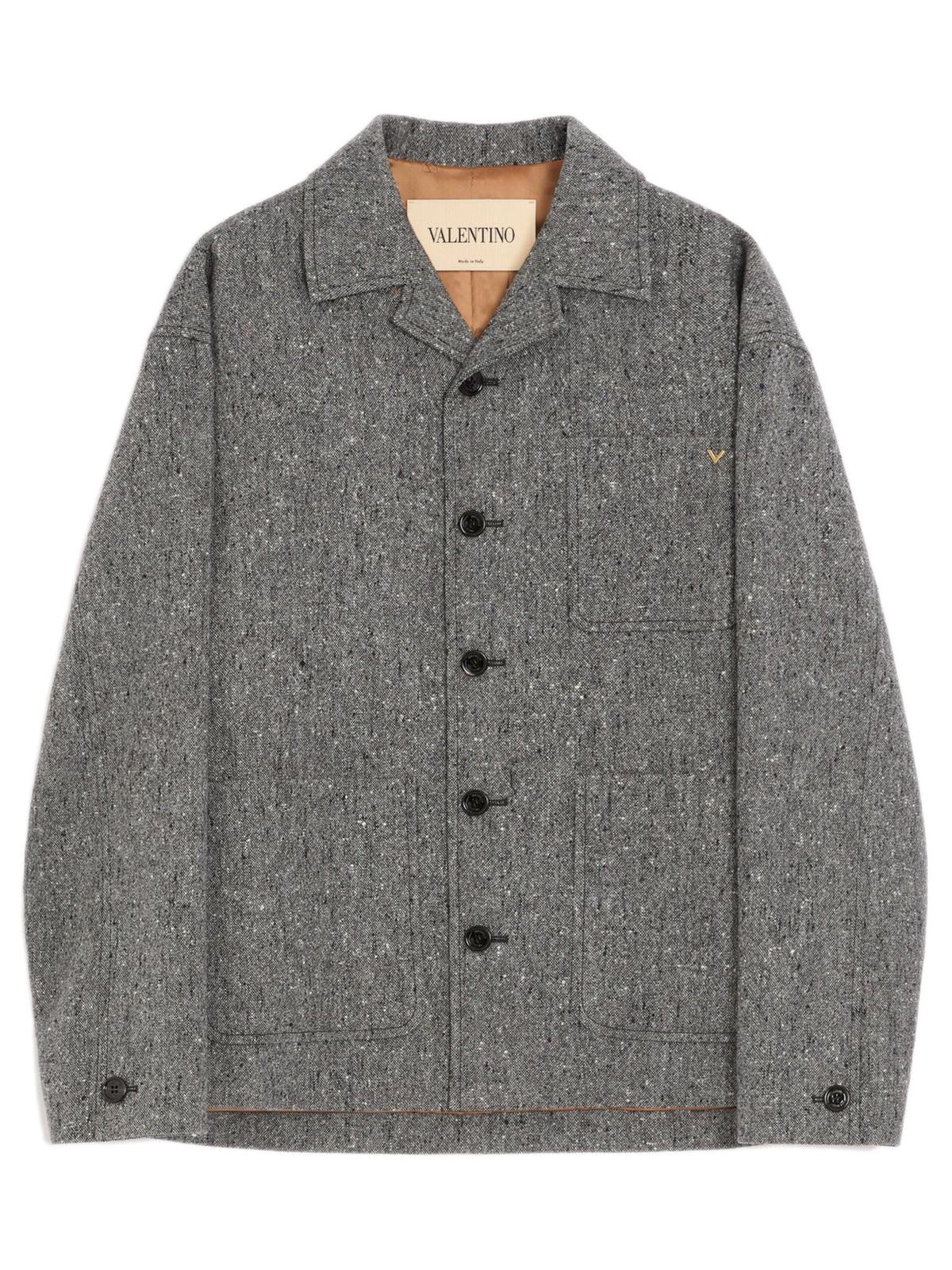 Giacca Camicia Con Vgold