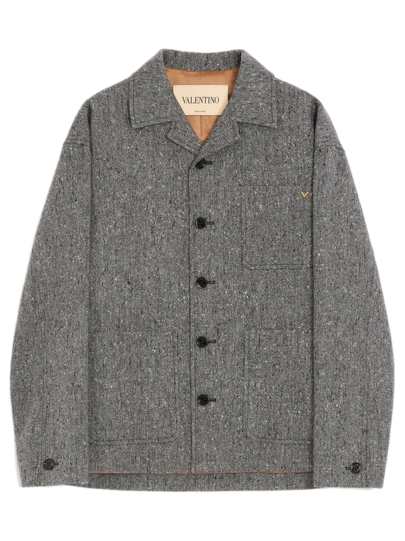 Giacca Camicia Con Vgold