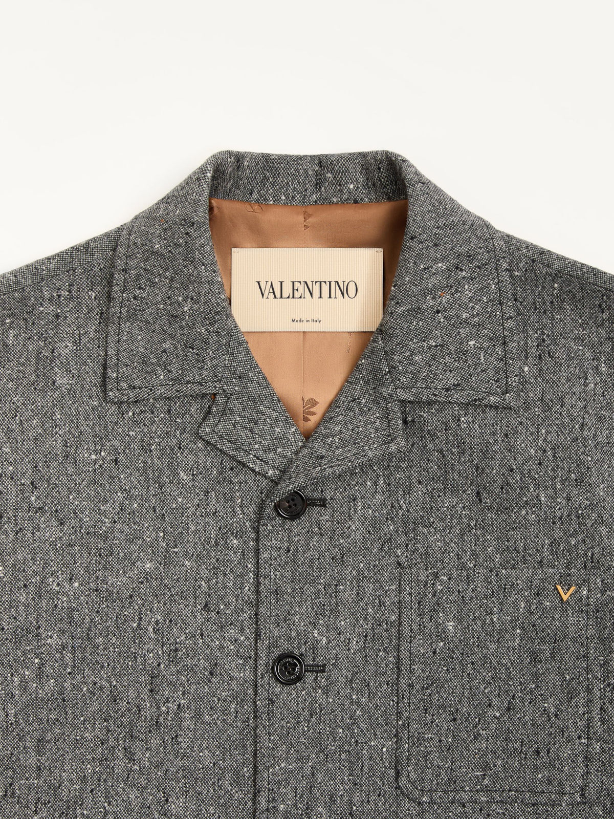 Giacca Camicia Con Vgold