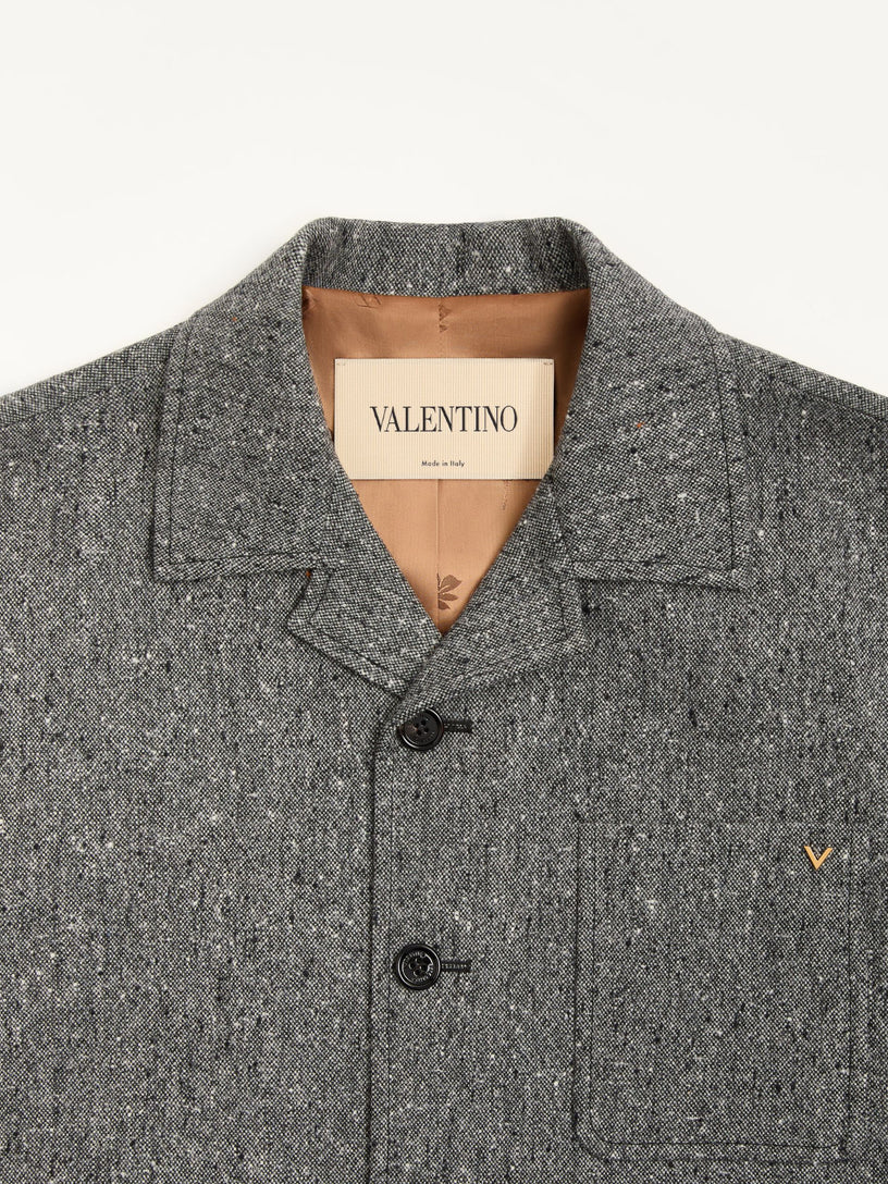 Giacca Camicia Con Vgold