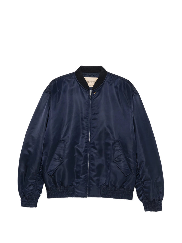 Bomber Valentino in nylon con VGold