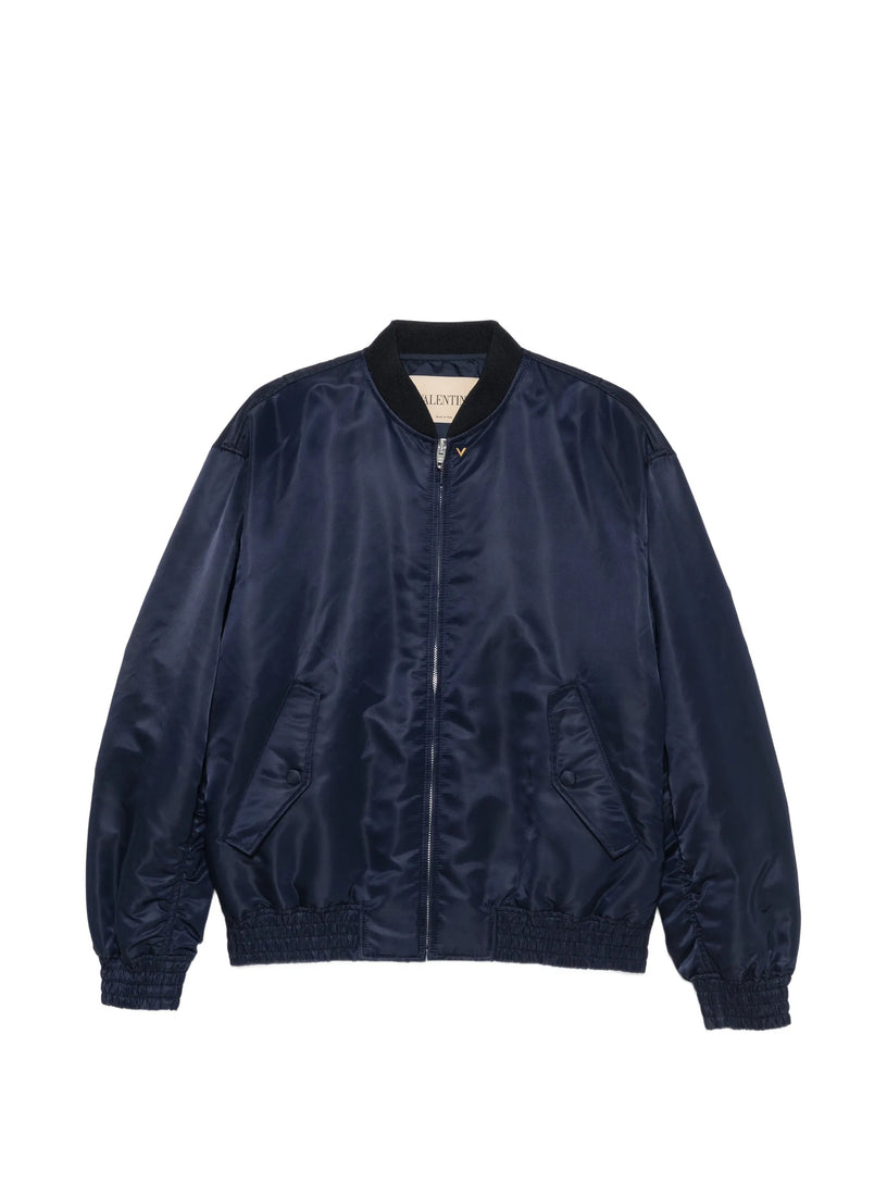 Bomber Valentino in nylon con VGold