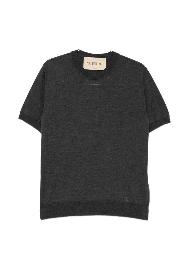 T-shirt con ricamo VLogo