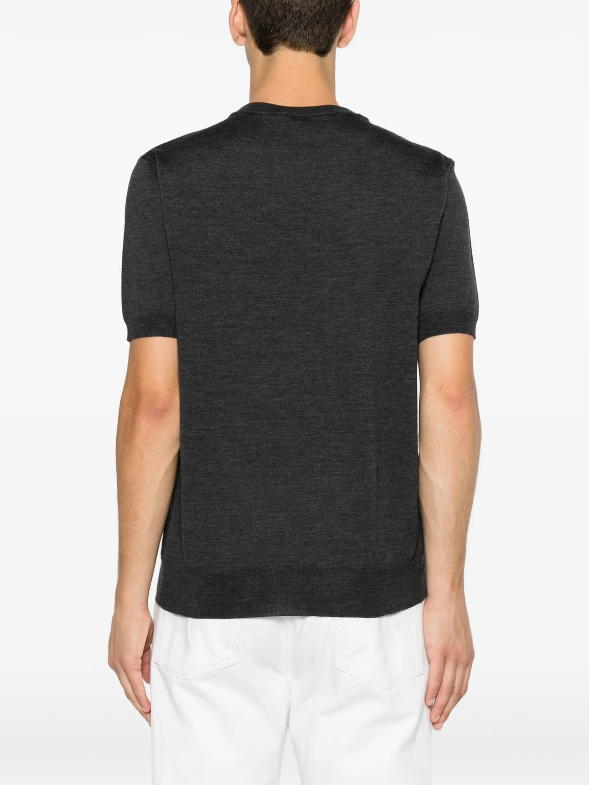 T-shirt With VLogo Embroidery