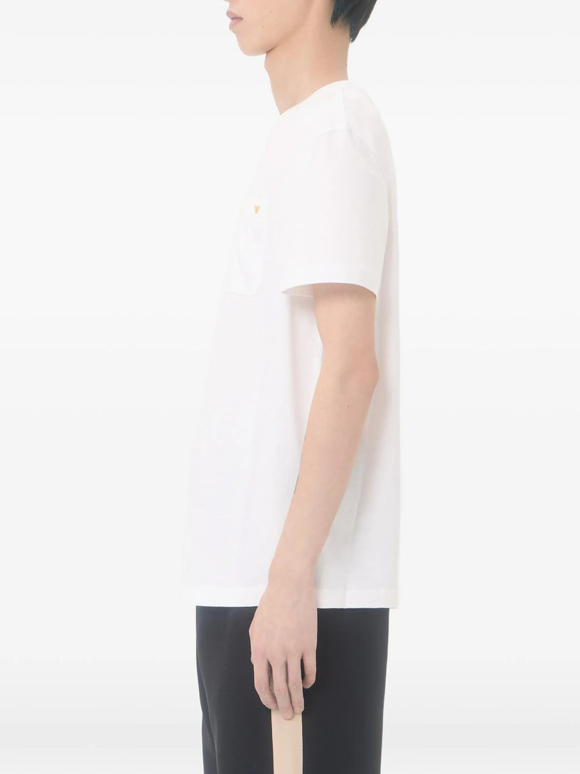 T-Shirt Valentino in cotone con VGold