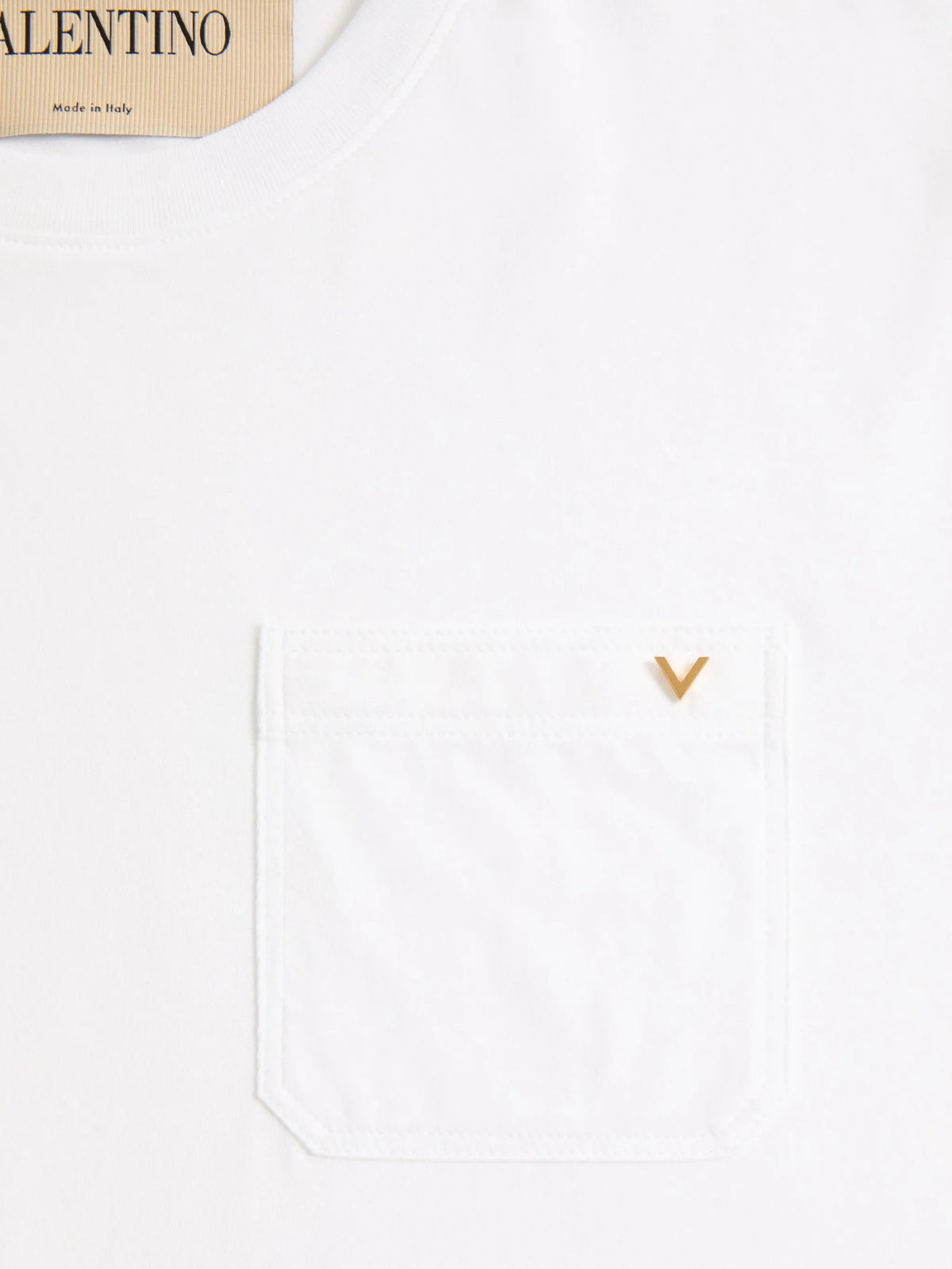 T-Shirt Valentino in cotone con VGold