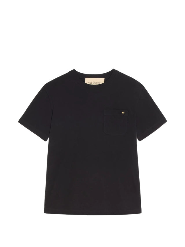 T-Shirt Valentino in cotone con VGold