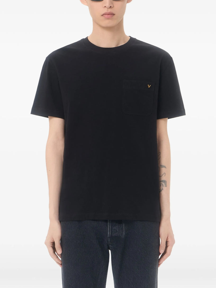 T-Shirt Valentino in cotone con VGold