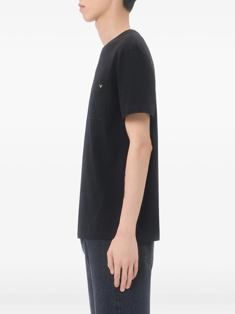 T-Shirt Valentino in cotone con VGold