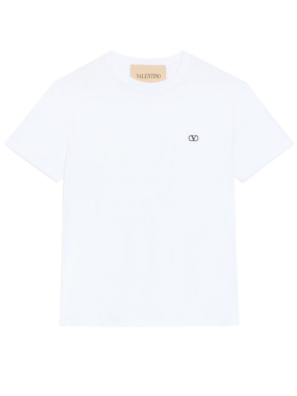 T-Shirt with VLogo Embroidery
