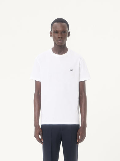 T-Shirt con ricamo VLogo