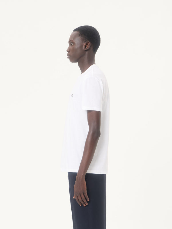 T-Shirt with VLogo Embroidery