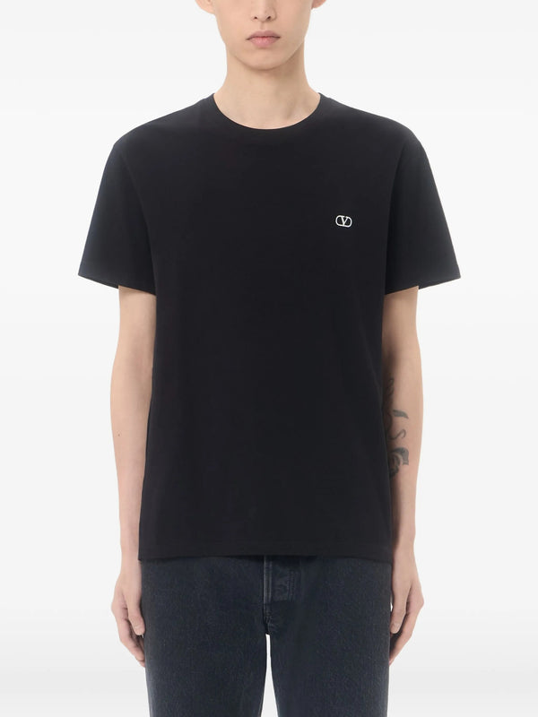 T-Shirt with VLogo Embroidery
