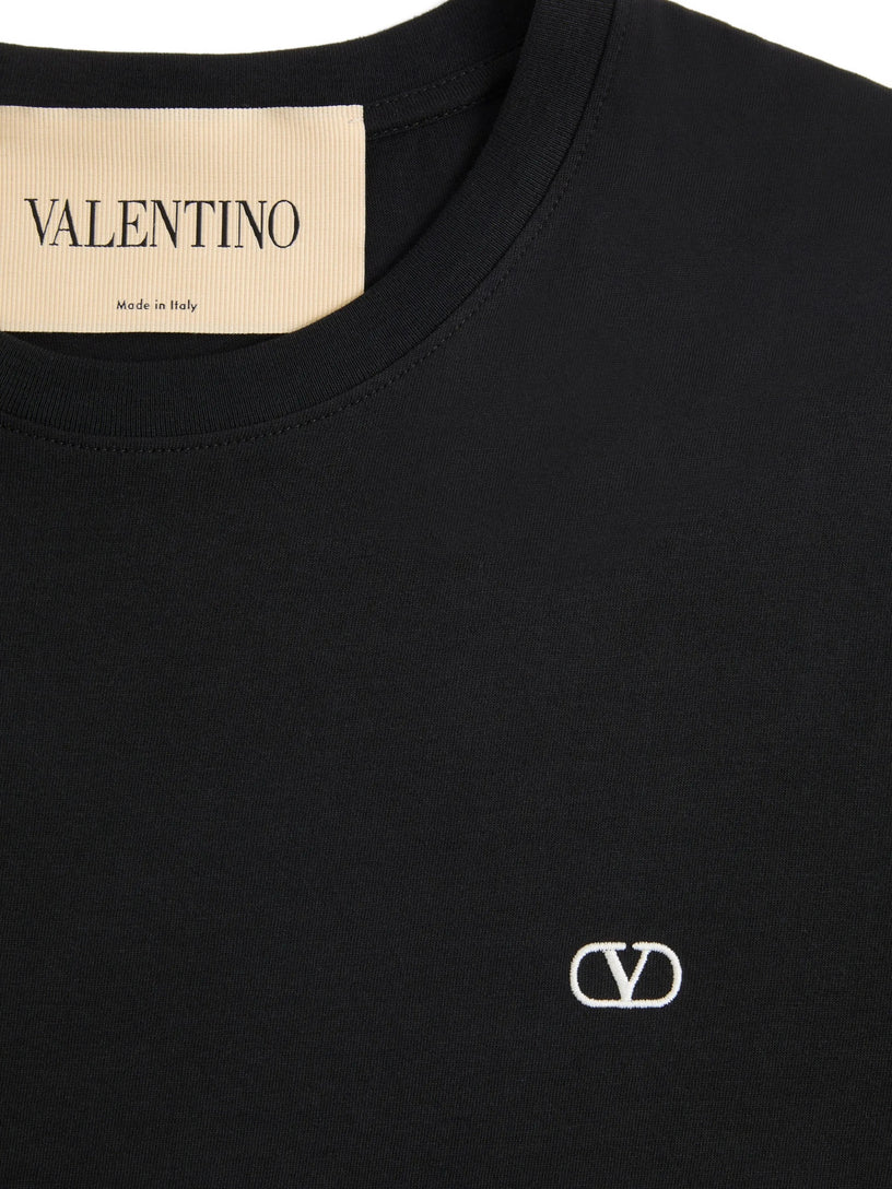 T-Shirt con ricamo VLogo