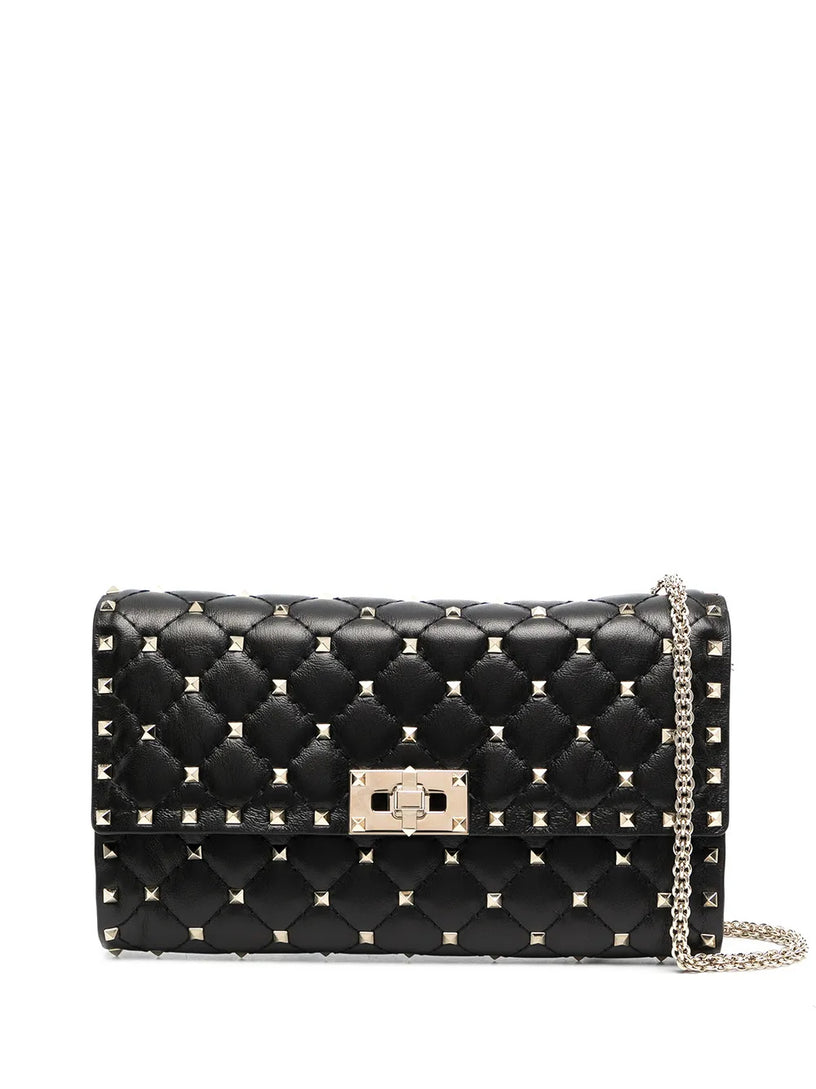 Borsa a tracolla con catena Rockstud Spike