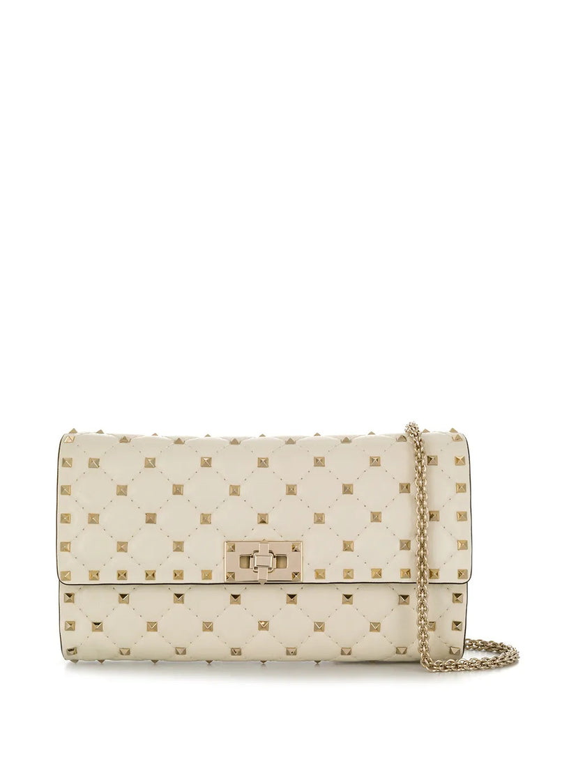 Borsa a tracolla con catena Rockstud Spike