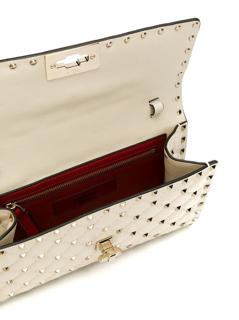 Borsa a tracolla con catena Rockstud Spike