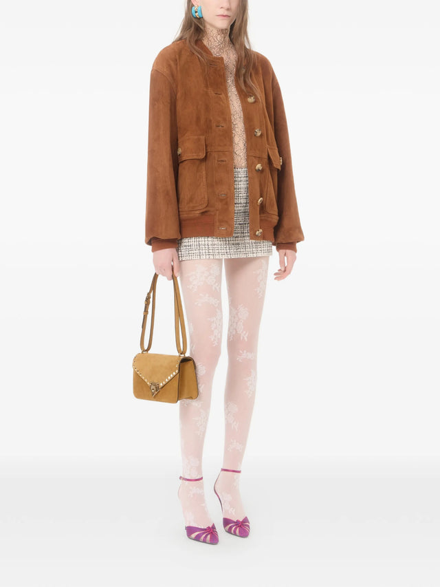 Borsa Piccola A Tracolla Valentino Garavani Rockstud In Suede