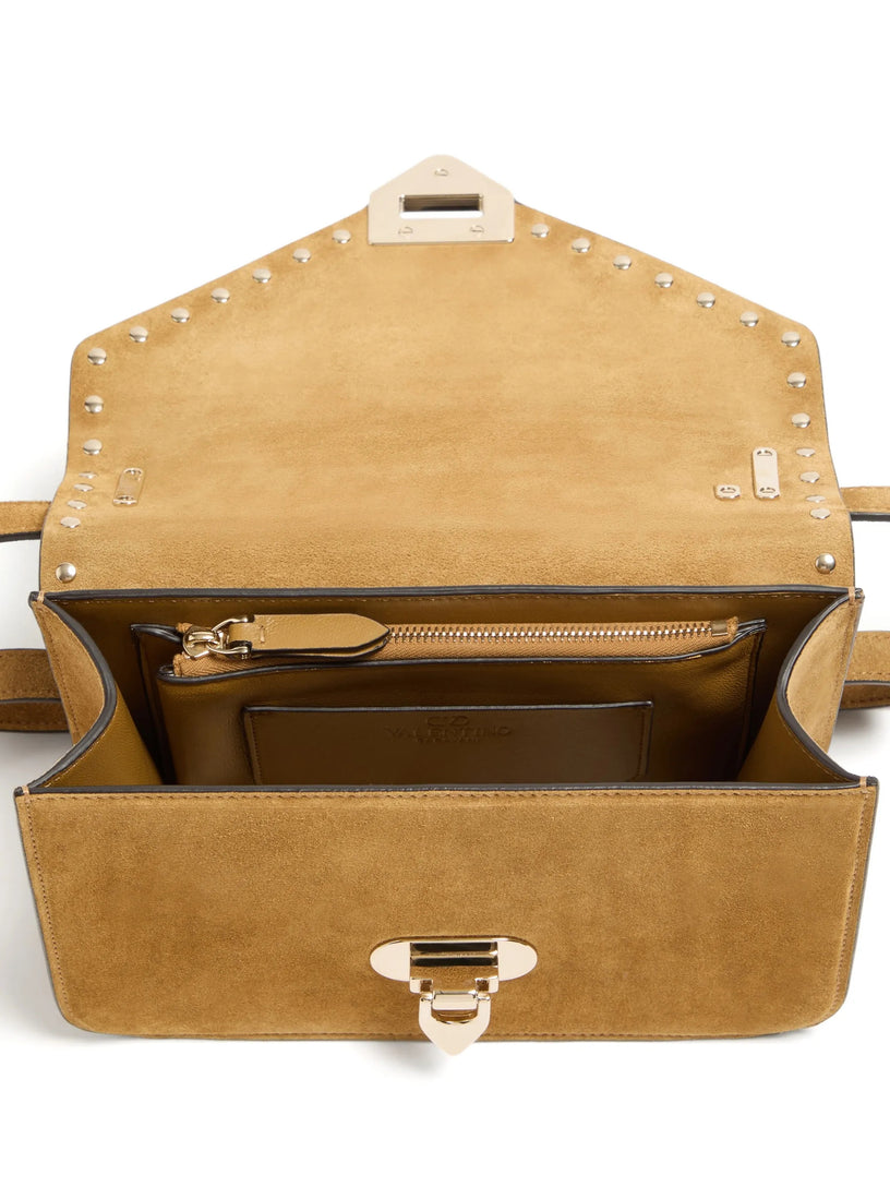 Borsa Piccola A Tracolla Valentino Garavani Rockstud In Suede