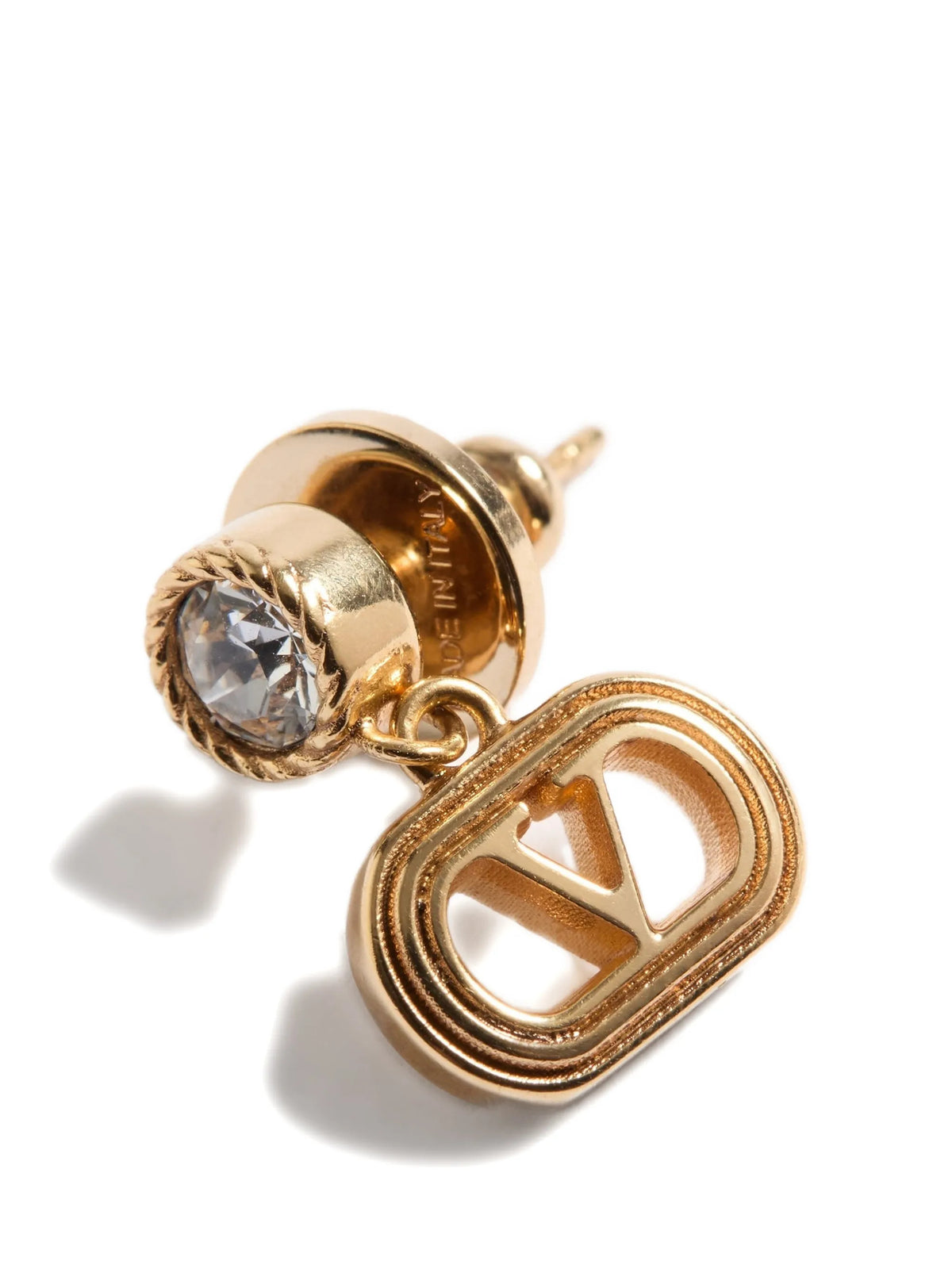 Orecchini Ovalette In Metallo E Cristalli Swarovski®