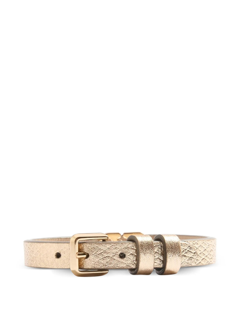 Bracciale VLogo Signature in Pelle Laminata e Cristalli Swarovski®