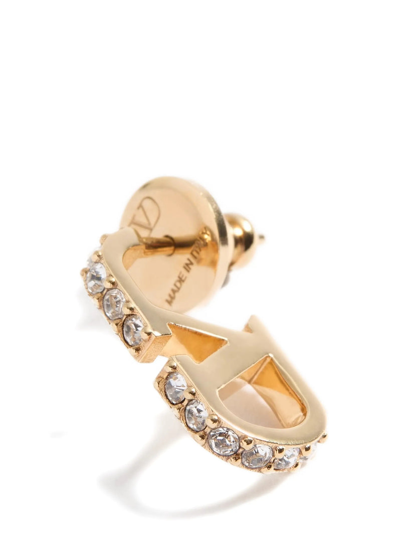 Orecchini VLogo Signature in Metallo e Cristalli Swarovski®