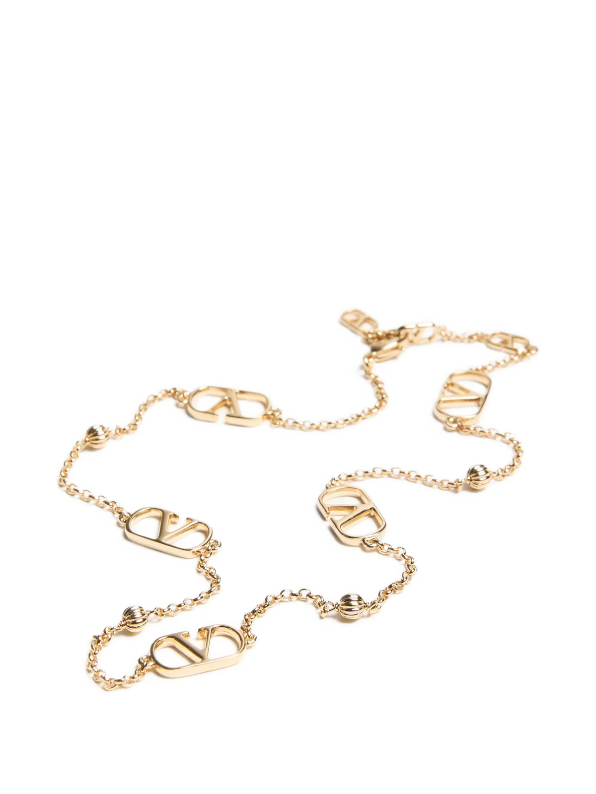 Collana VLogo signature in metallo