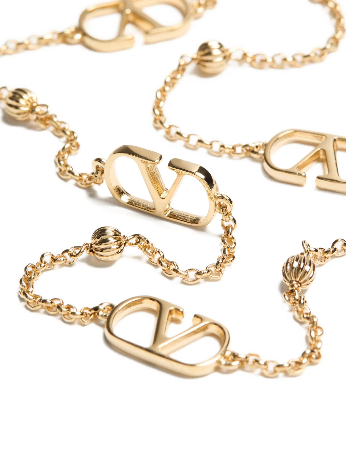 Collana VLogo signature in metallo