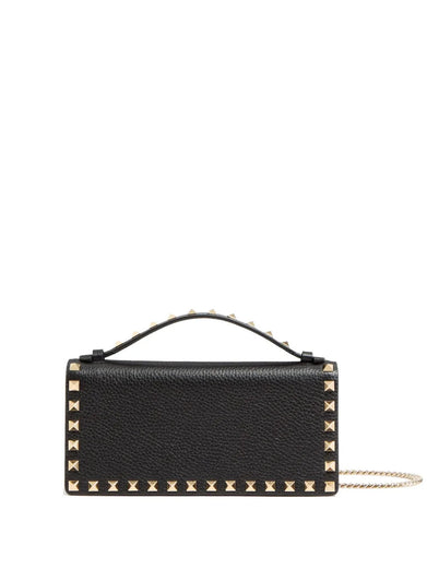 Portafoglio con catena Rockstud