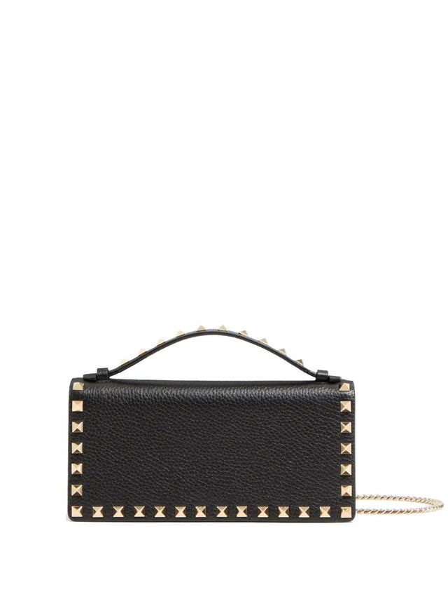 Portafoglio con catena Rockstud