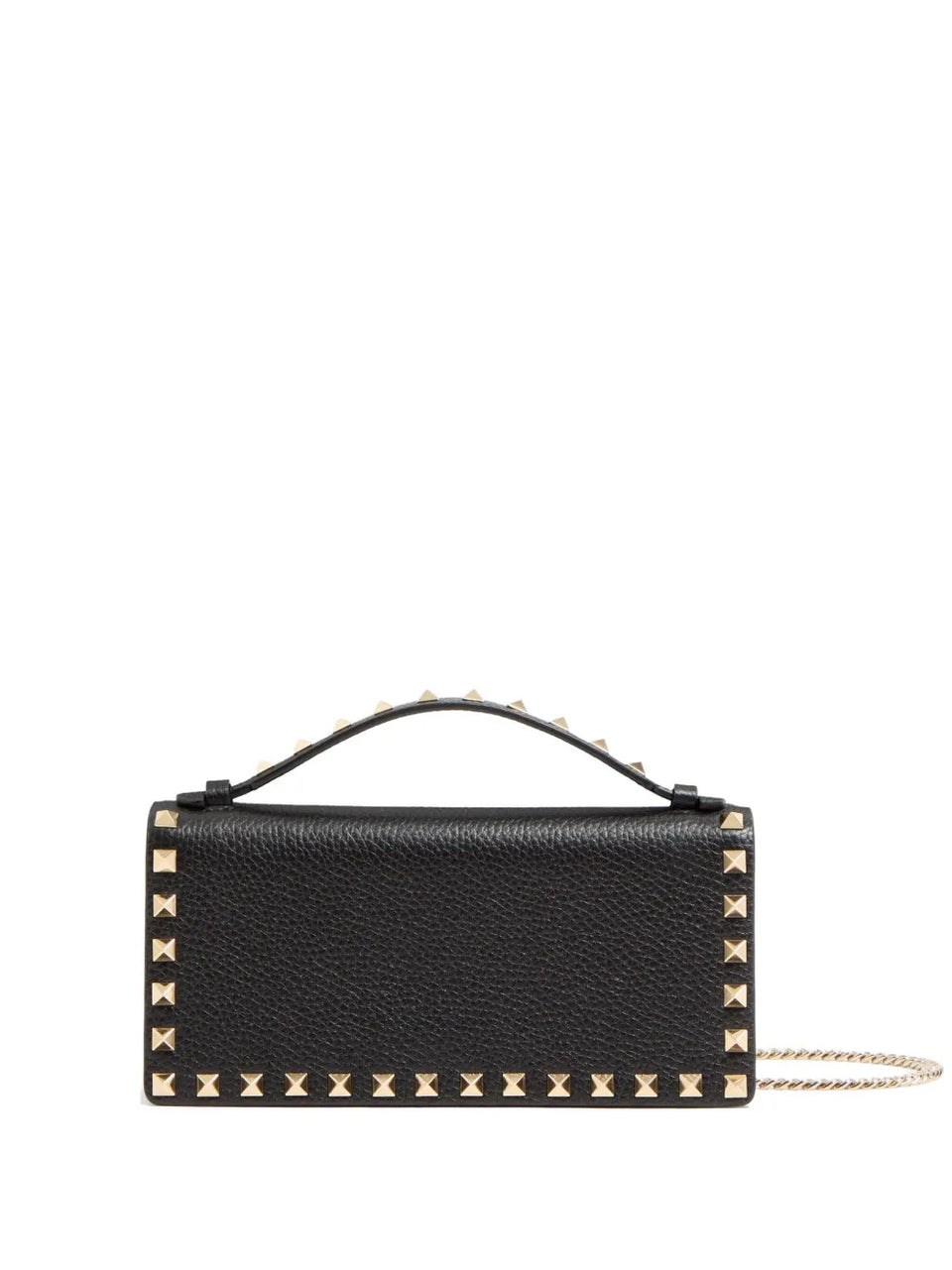 Rockstud wallet with chain