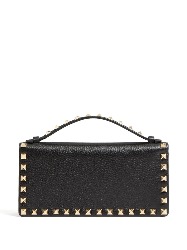 Rockstud wallet with chain