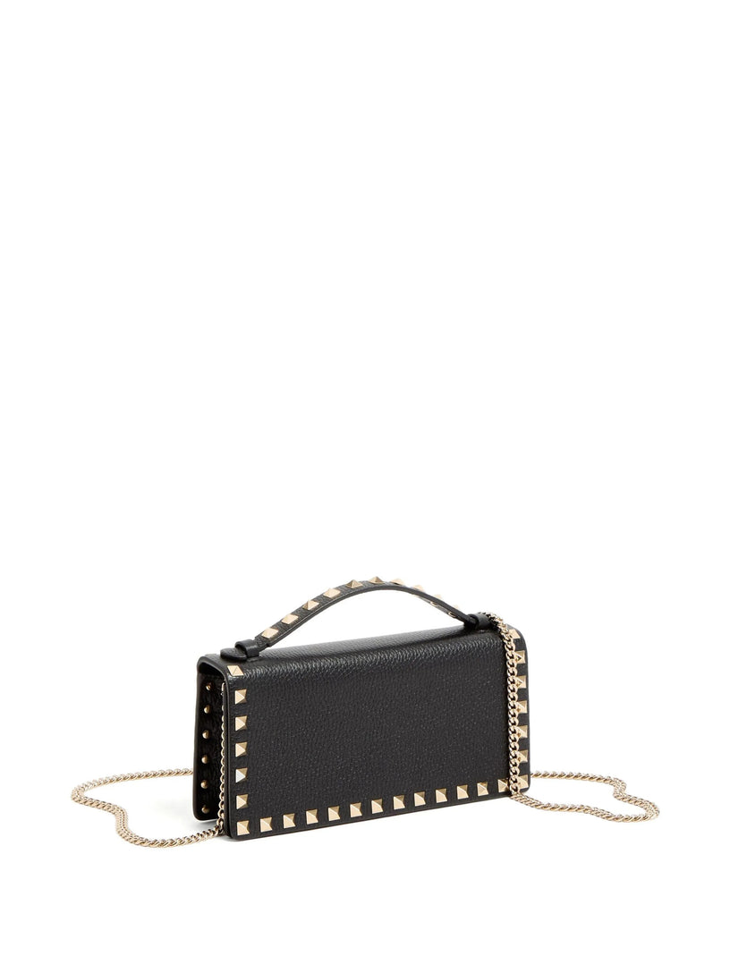 Portafoglio con catena Rockstud