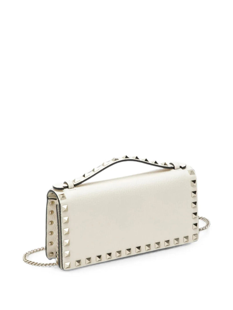 Portafoglio con catena Rockstud