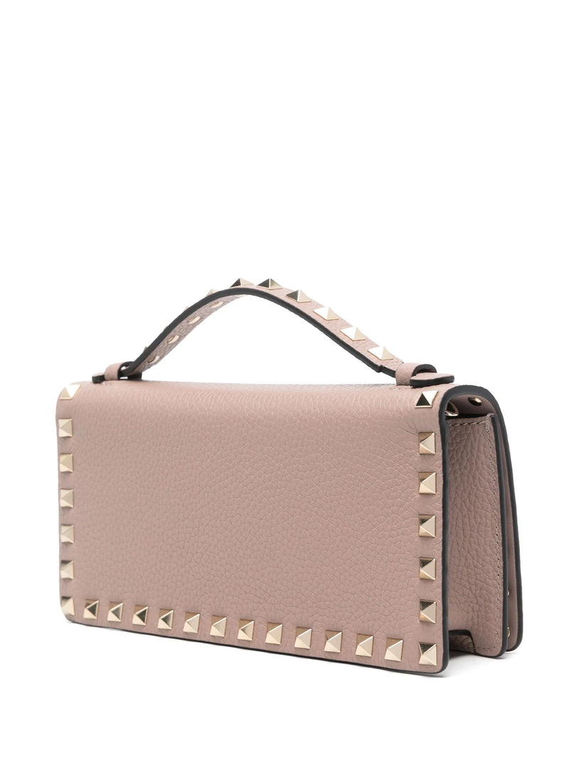 Portafoglio con catena Rockstud