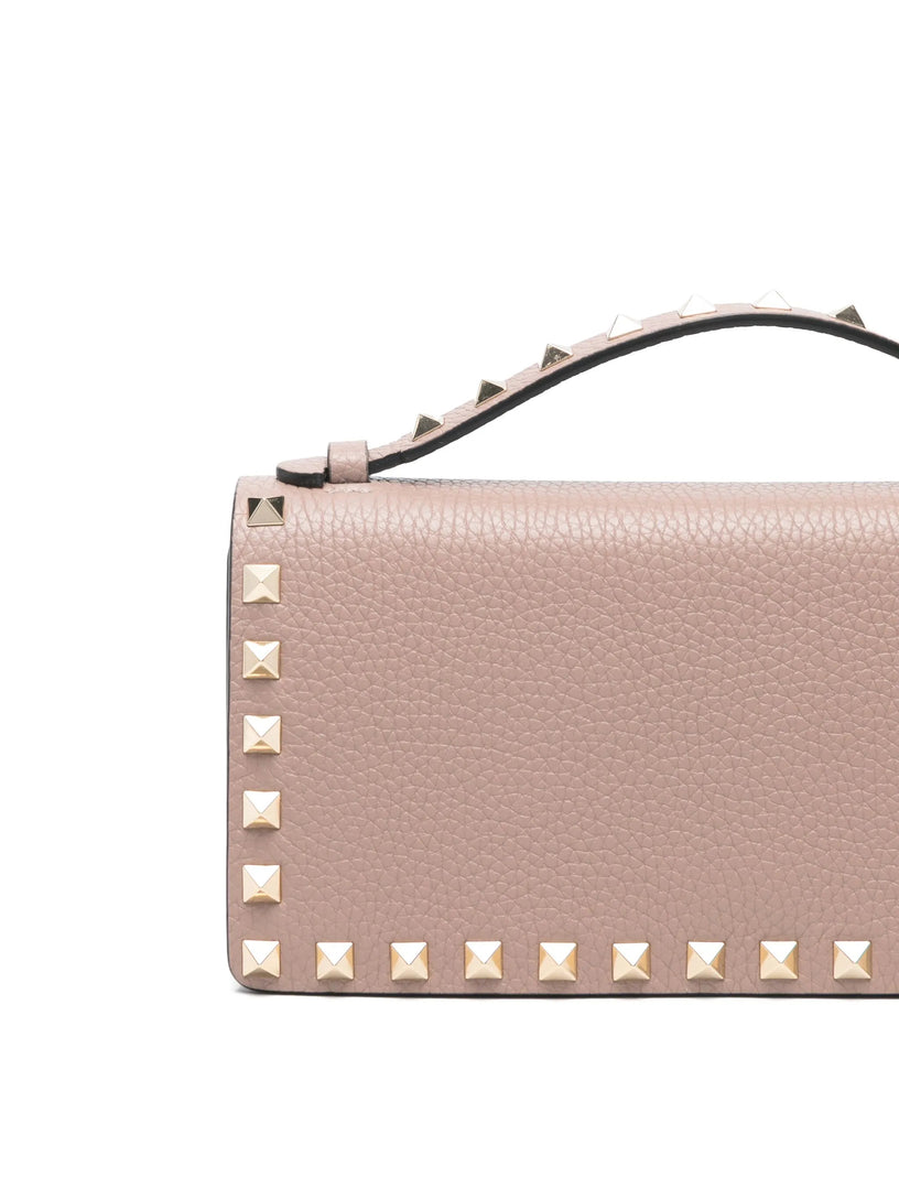 Portafoglio con catena Rockstud