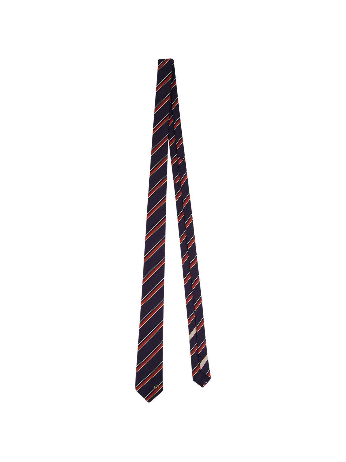 Cravatta Valentie In Seta Jacquard Regimental