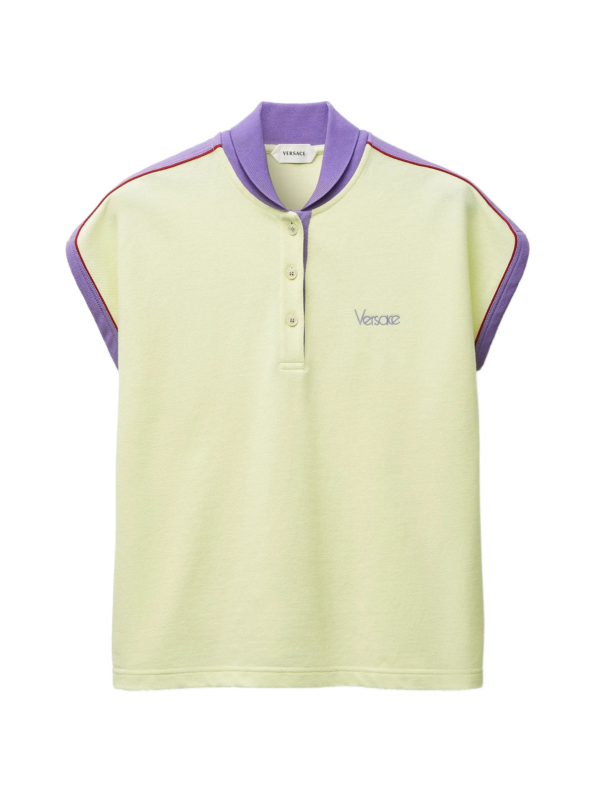 Polo in piqué di cotone con logo ricamato