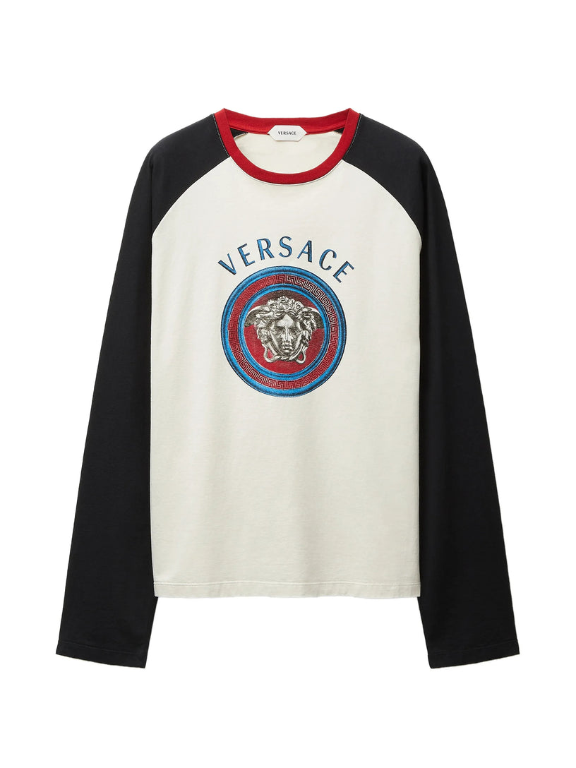 T-shirt regular in jersey di cotone con stampa