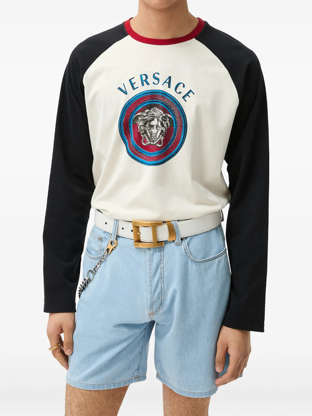 T-shirt regular in jersey di cotone con stampa