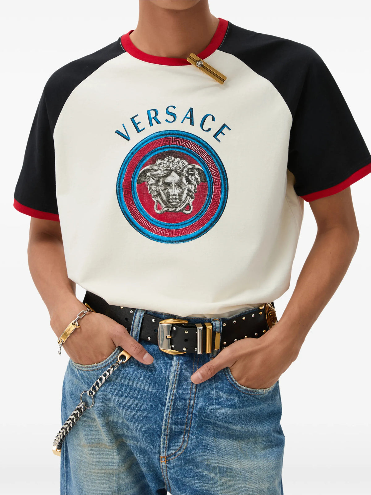 T-shirt regular in jersey di cotone con stampa
