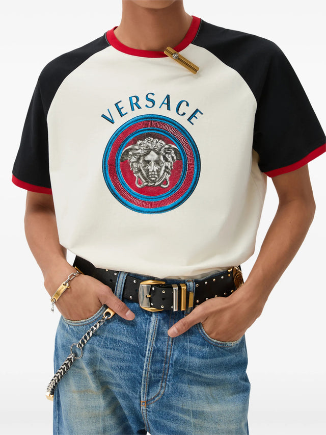 T-shirt regular in jersey di cotone con stampa