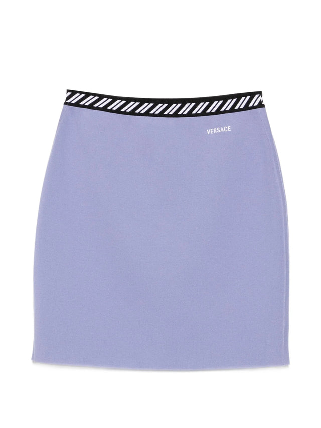Minigonna in maglia di cotone