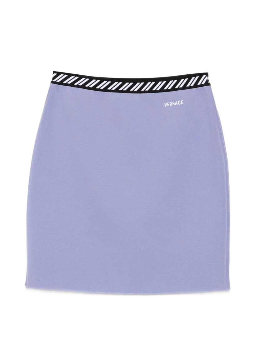 Minigonna in maglia di cotone