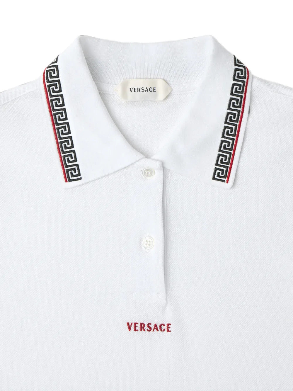 Polo in piqué di cotone con logo ricamato